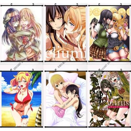 DIY 5D Diamond Painting Anime Full Round Mosaic Citrus Aihara Yuzu Mizusawa Matsuri Embroidery Cross Stitch Kits Home Decor Gift
