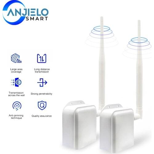 2-Pack Wireless Access Point with Ethernet Port Bridge Kit Outdoor Point to Point Connection Long-Range Upto 1 KM for IP Camera