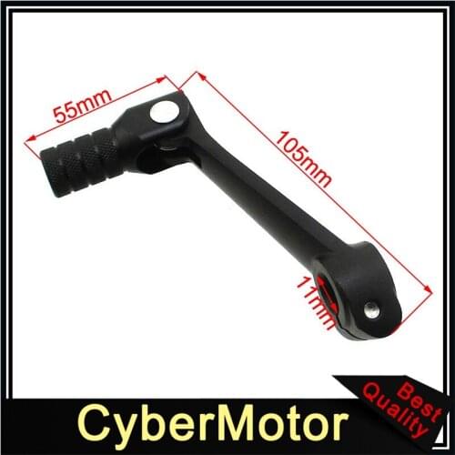 Black Short Aluminum Gear Shift Lever Shifter For 50cc 70cc 90cc 110cc 125cc 140cc 150cc 250cc Dirt Pit Bike YCF Braaap SSR