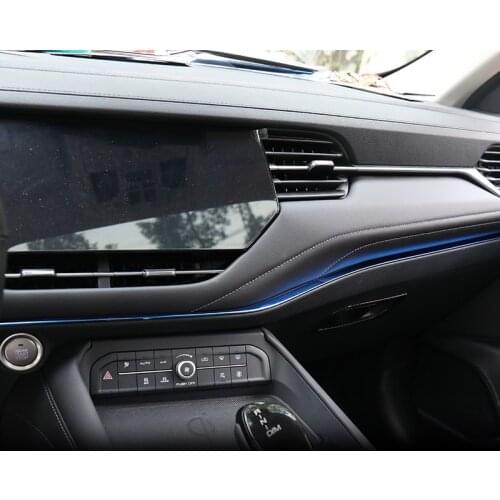 3pcs for haval F7 F7X Center console Decorative stripe Stainless steel