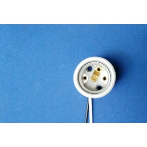 500pcs ceramic E15 lamp holder with wire light bracket
