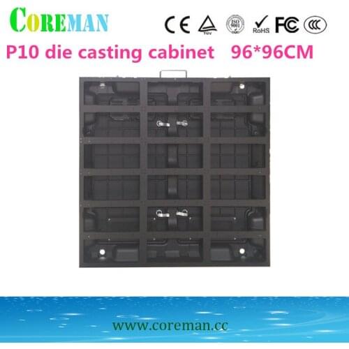 Dot matrix led video wall p10 SMD/DIP aluminum led cabinet