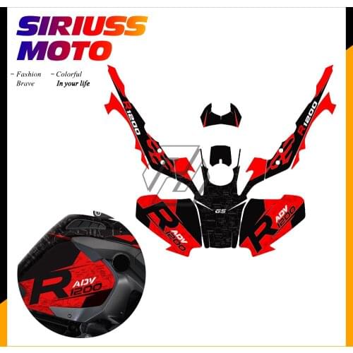 Motorcycle Decals Decoration Case for BMW R1200GS Adventure R1200 ADV 2014-2017