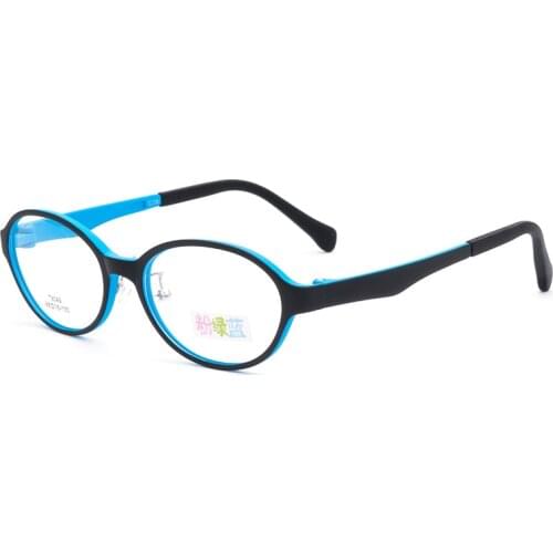 Childrens Glasses Frame Men and Women Tr Round Matte Texture Glasses Myopia Amblyopia Hyperopia Comfort 049