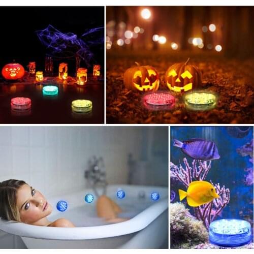 Underwater Swimming Pool Light Indoor and Outdoor Swimming Pool Fish Tank Decoration Led Light Remote Control Plus Suction Cup