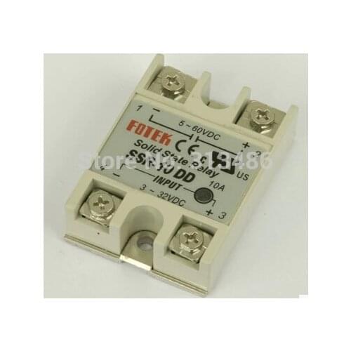 FOTEK SSR-10DD Manufacturer 10A ssr relay,input 3-32VDC output 5-60VDC