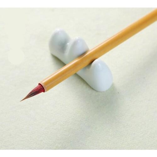 Chinese Painting Calligraphy Pen Student Weasel Hair Brush Small Regular Script Calligraphy Writing Brushes Painting Supplies