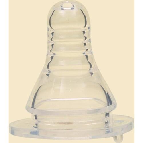 Transparent Baby Breast Feeding Nipple Kids Silicone Wide Caliber for Different Milk Bottle Pacifier Children Nipple