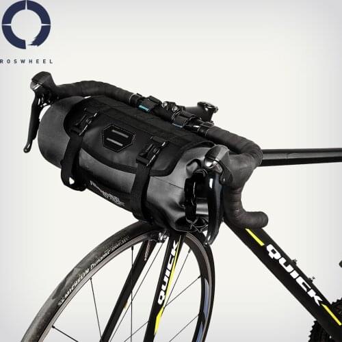 Roswheel 7L waterproof adjustable capacity bicycle bicycle handlebar bag detachable dry bag front bag