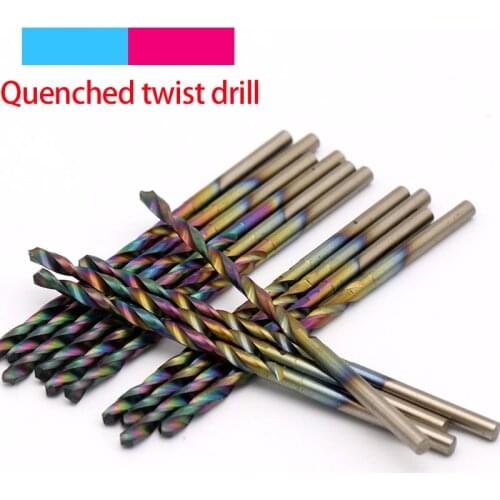 1pcs 2.35mm 0.8/1/1.2/1.3/1.5/1.6/1.8/2/2.2mm Colorful Titanium HSS Twist Drill Bits Woodworking for Drill Machine Power Tools