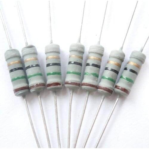 1w 8.2 9.1 10 12 15 18 20 22 24 27 30 33 36 39 43 47 51 56 62 68 75 82 91 ohm Resistance Original New Metal Oxide Film Resistors