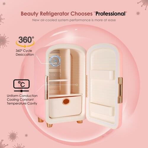 12L Professional Beauty Refrigerator Skin Care Cosmetics Small Refrigerator Intelligent Pink Mini Makeup Cosmetic Fridge