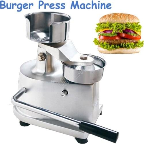 130mm Stainless Steel Manual Hamburger Machine Burger Press Patty Maker Hamburger Mold Burger Printer HF-130