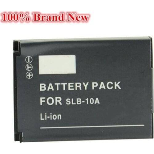 1300mah 100% brand new Replacement Camera Battery For Samsung SLB-10A SLB10A SLB10A HMX-U100 SL720 SL310W SL820 HZ15W HZ10W ES60