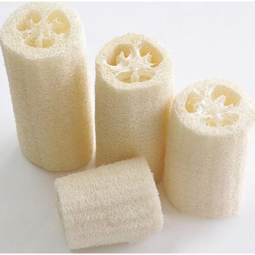 6Pcs Durable Natural Loofah Luffa Loofa Bath Body Shower Sponge Kitchen Cleaing Scrubber Tools Supplies Accessories Products