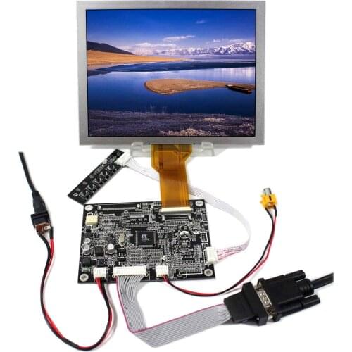 800x600 EJ080NA-05B 8inch LCD Screen KYV-N2 V1 VGA AV LCD Controller Board