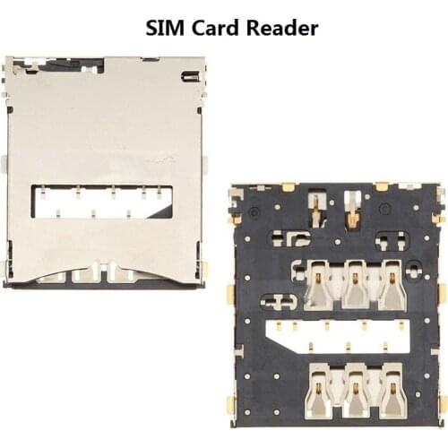 For Xperia Z C6603 L36h SIM Card Reader Holder SD Card Slot Replacement
