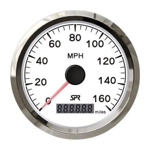 85mm GPS Speedometer Speedo 0-160MPH With Mating Antenna Black Faceplate For Motorcycle Car Truck