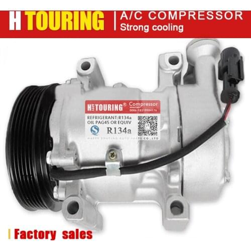 For sd6v12 AC Compressor MAZDA 2 DIESEL FORD FIESTA FUSION 2S61-19D629-AD 2S61-19D629-AE 2S6119D629AD 2S6119D629AE 1321791 1442F