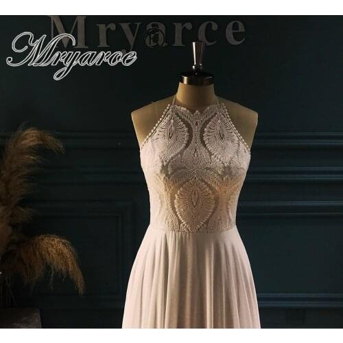 Mryarce Chiffon Wedding Dresses