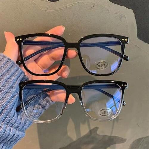 High-quality square frame glasses Myopia Glasses Women Men Nearsighted Eyewear Anti blue light Glasses with Diopters Minus -1.0