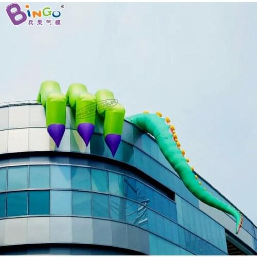 Personalized 2.9x2.7x4.5 Meters Green Inflatable Halloween Monster Hand For Building Decoration - BG-F0207