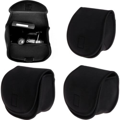 Portable Fishing Reel Bag Protective Case Cover for Drum/Spinning/Raft Reel Fishing Pouch Cover Fishing Tackle Accessories