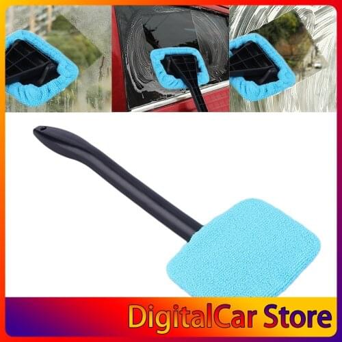 Portable Plastic Windshield Easy Cleaner Easy-microfiber Clean Hard-To-Reach Windows On Your Car Or Home