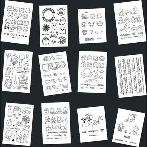 Transparent Clear stamp and cutting dies DIY Silicone Seals Scrapbooking /Card Making/Photo Album Decoration