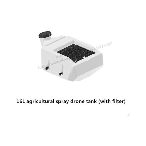New 16L 16KG water tank with filter mounting panel for agricultural spray drone DJI radar and dual pump system