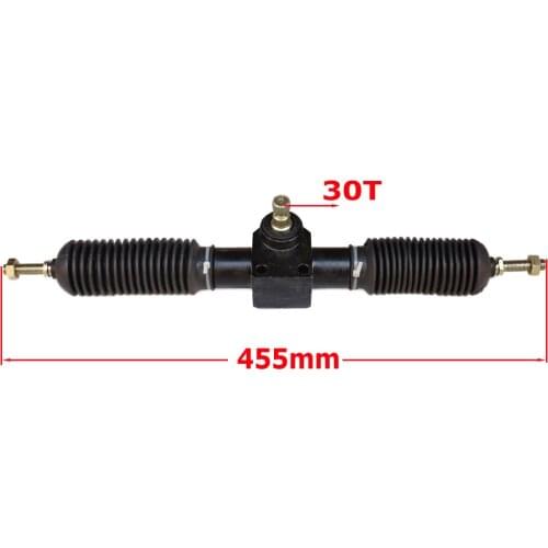 M10 M12 1pc 455mm Eccentric Power Steering Gear Shaft Rack Pinion Assembly For China Go Kart Buggy Karting ATV UTV Bike Parts
