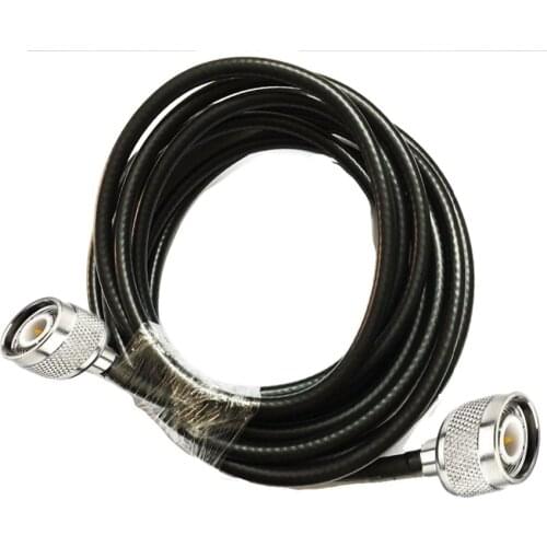 TNC male to TNC male connector 5D-FB 50-5 Coaxial Cable RF Adapter Cable 50Ohm 1/2/3m 5m 10m 15m