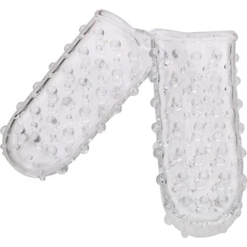 Silicone Sleeve Finger Penis Sleeve Dildo Adult Sex Toys Masturbation Clitoris Stimulation Vaginal Massager