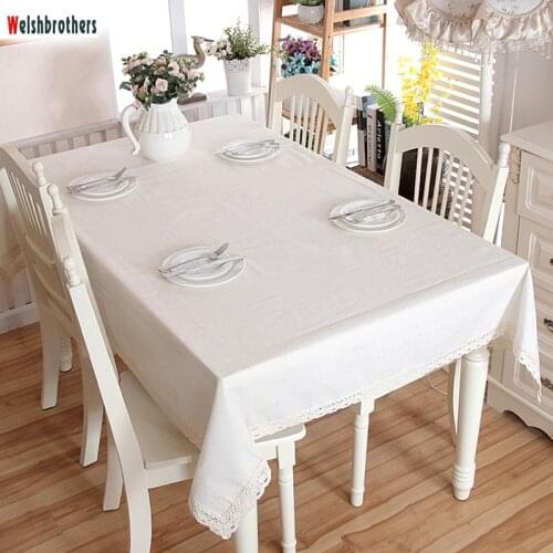 Welshbrothers Linen Tablecloths On The Table