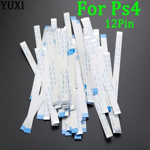 100 pieces suitable for Play Station 4 for PS4 controller Charge plate for 12-pin soft cable strip cable replacement