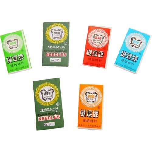 10pcs/Pack of HAX1 Sewing Needles ORGAN Household Sewing Machine Needles for SINGER BROTHER 9/65 11/75 12/80 14/90 16/100 18/110