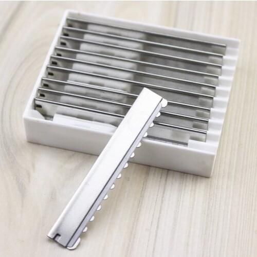 10 Piece Stainless Steel haircut blade, eyebrow trimming blade, hairdressing blade