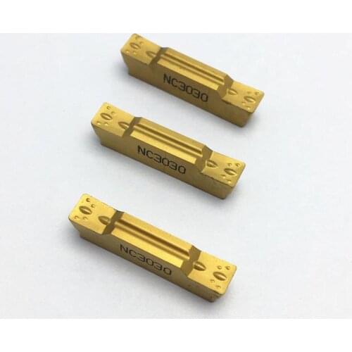 100PCS Cutting Tool MGMN400 M NC3030 Slotted and Turned Carbide Blade CNC Turning Tool Metal Turning Tool MGMN 400