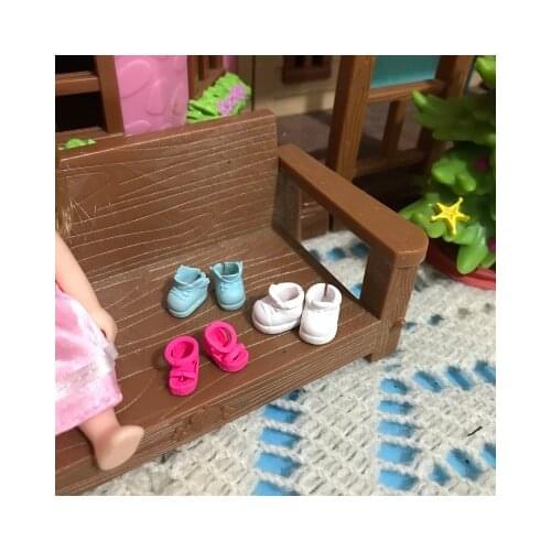 Doll of girl accessories boots shoes 1.5cm gift for girl 1/ 6