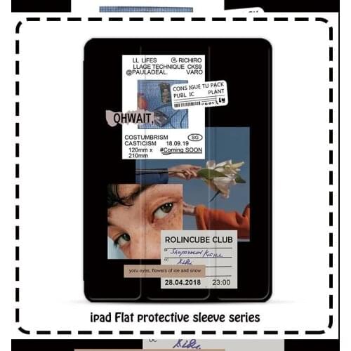 Ins Case for iPad Air 4 2020 10.5 Air 3 Cover 10.2 7th 2021 Pro 11 Case 2018 Air 2 9.7 Mini 5 Funda Blue Shell for Ipad 9.7