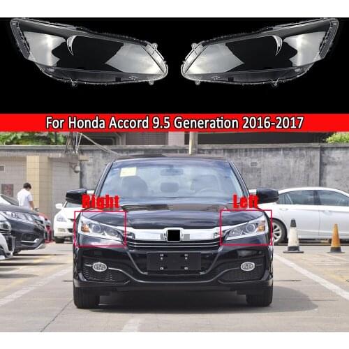 For Honda Accord 2016 2017 9.5 Generation Halogen Headlamps Glass Cover Transparent Lamp Shell Headlamp Cover Lampshell Lens