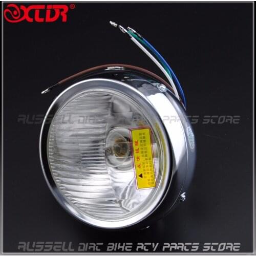 Head Light Retro Headlight Lamp Vintage Cafe Racer For CG125 Honda Motorcycle Modified MT125 XL125 XL175 XL250 XL350 XM T6