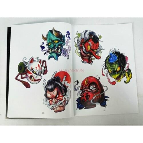 Tatoo book Tattoo manuscript European and American Japanese traditional old school tattoo small pattern tattoo book tattoo book