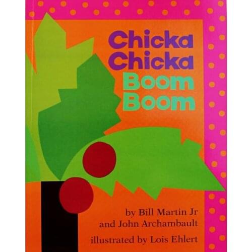 Chicka Chicka Boom Boom By Bill Martin Jr. Educational English Picture Book Learning Card Story Book For Baby Kids Children Gift