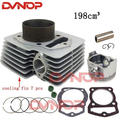 Motorcycle Cylinder Piston Ring Gasket Kit 69mm Bore 198cm3 For Zongshen CB200 WY198 CB 200 WY 198 200cc Off Road Dirt Bike