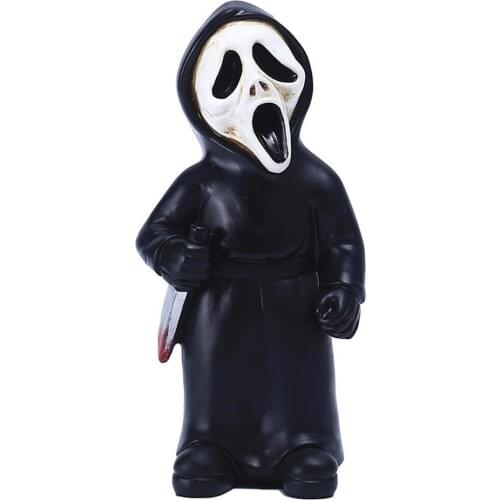 Creative Halloween Ghost Ornament Resin Death Garden Decorative Statue Figurine Halloween Party Novelty Gothic Home Decoration