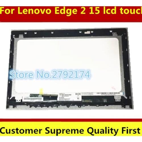 Original NV156FHM-N42 NV156FHM-A13 For Lenovo Edge 2-1580 15.6" FHD 1080P 1920*1080 LCD LED Touch Screen digitizer Assembly