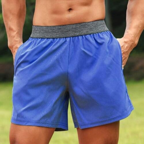 Summer Mens Solid Color Elastic Waist Pocket Surfing Shorts Casual Loose Fashion Daily All-match Shorts Hot Sale Trousers