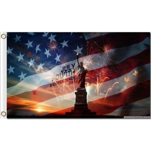 USA Independence Day America 3x5ft polyester flags