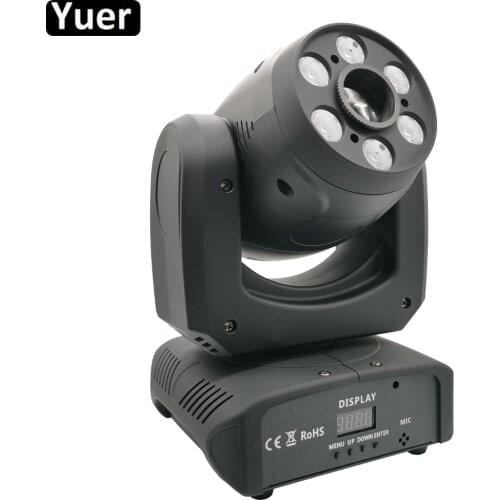 100W LED Spot Moving Head Light DJ Disco Controller LED Lamp Light 6pcs Cree RGBW 4IN1 Wash Beam Mini LED Moving Head Par Lights